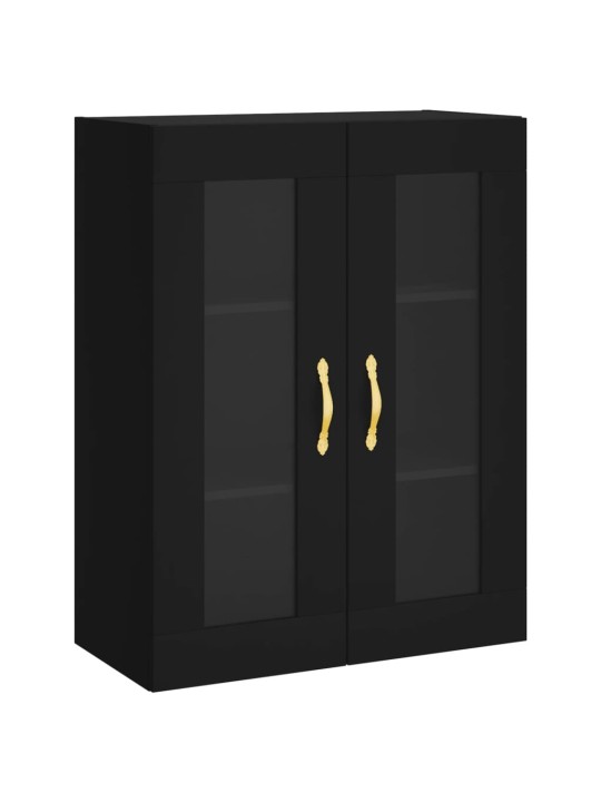 Skříň highboard černá 69,5 x 34 x 180 cm kompozitní dřevo