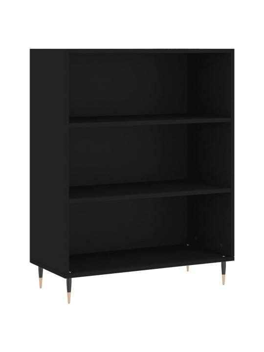 Skříň highboard černá 69,5 x 34 x 180 cm kompozitní dřevo