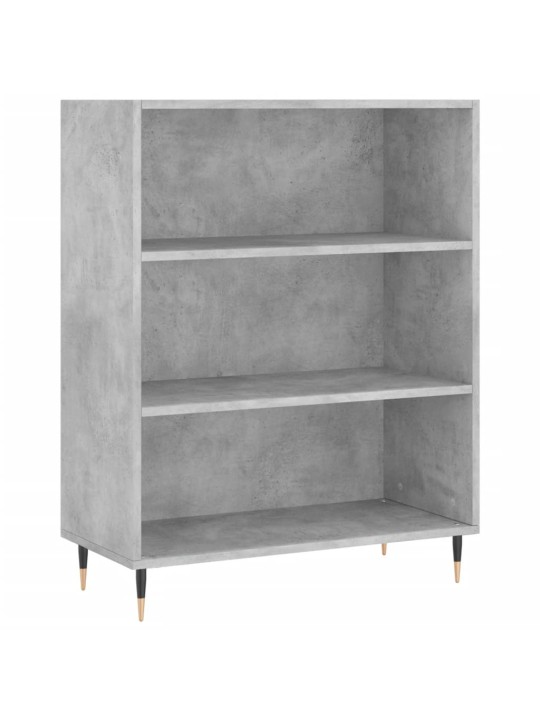 Skříň highboard betonově šedá 69,5x34x180 cm kompozitní dřevo