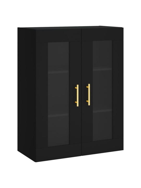 Skříň highboard černá 69,5 x 34 x 180 cm kompozitní dřevo