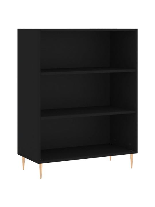 Skříň highboard černá 69,5 x 34 x 180 cm kompozitní dřevo