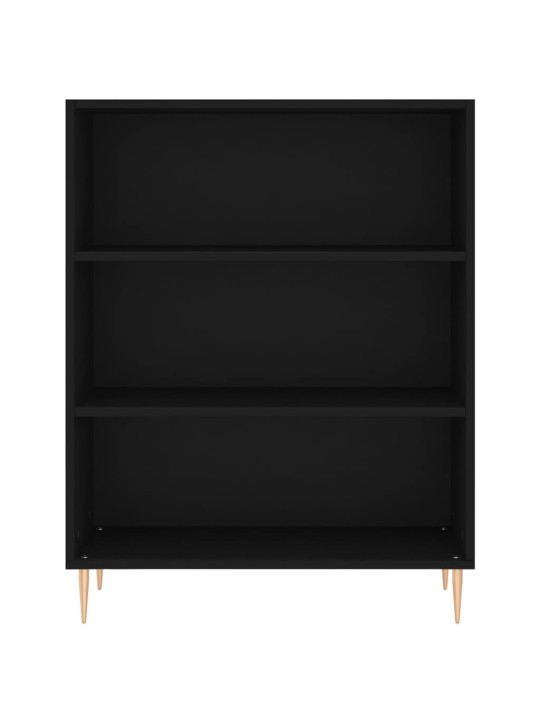 Skříň highboard černá 69,5 x 34 x 180 cm kompozitní dřevo
