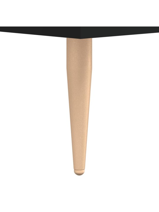 Skříň highboard černá 69,5 x 34 x 180 cm kompozitní dřevo