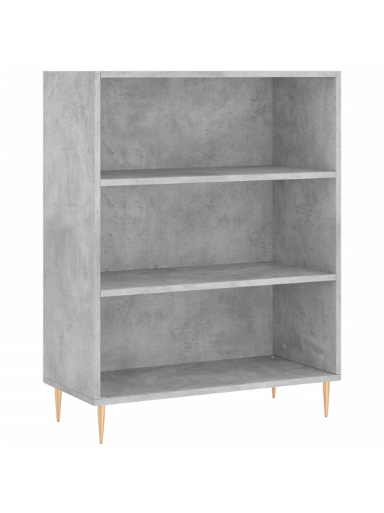 Skříň highboard betonově šedá 69,5x34x180 cm kompozitní dřevo