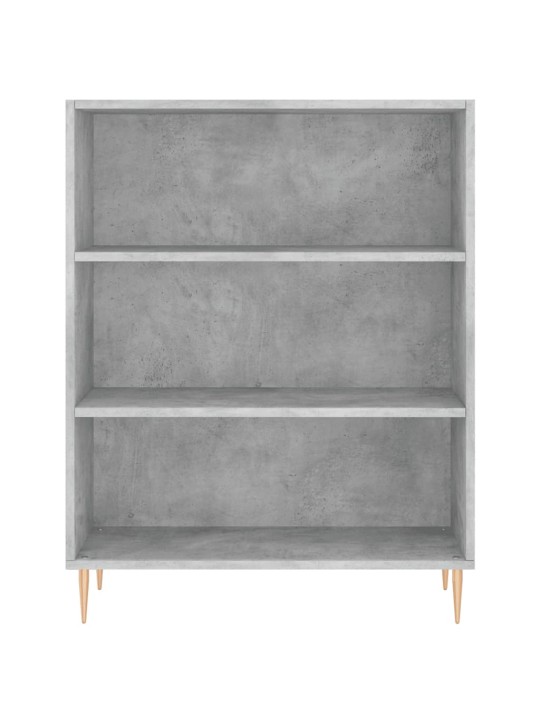 Skříň highboard betonově šedá 69,5x34x180 cm kompozitní dřevo