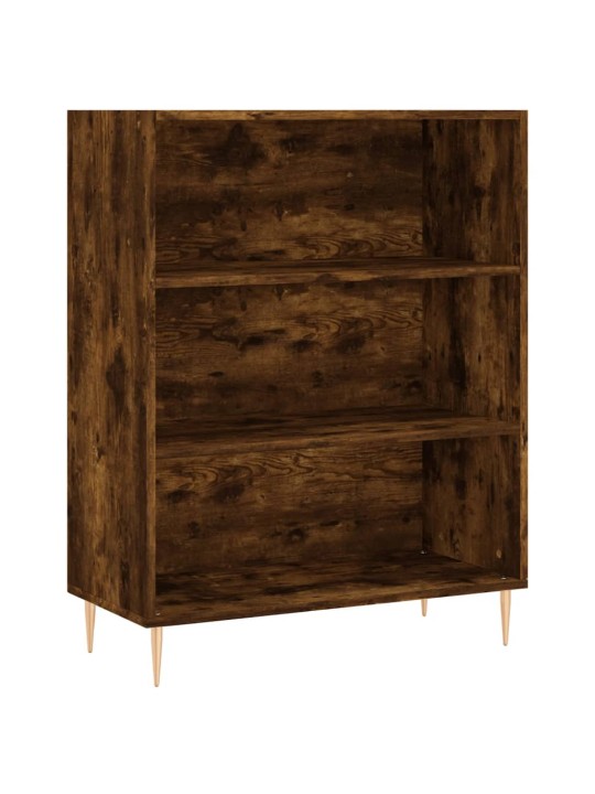 Skříň highboard kouřový dub 69,5 x 34 x 180 cm kompozitní dřevo