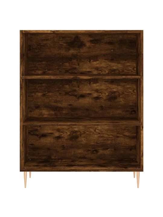 Skříň highboard kouřový dub 69,5 x 34 x 180 cm kompozitní dřevo