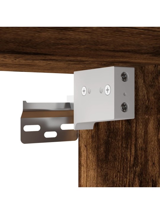 Skříň highboard kouřový dub 69,5 x 34 x 180 cm kompozitní dřevo