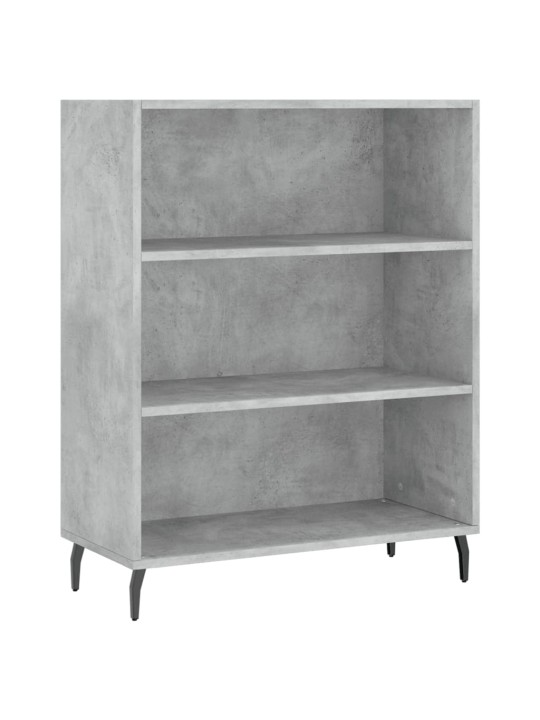 Skříň highboard betonově šedá 69,5x34x180 cm kompozitní dřevo