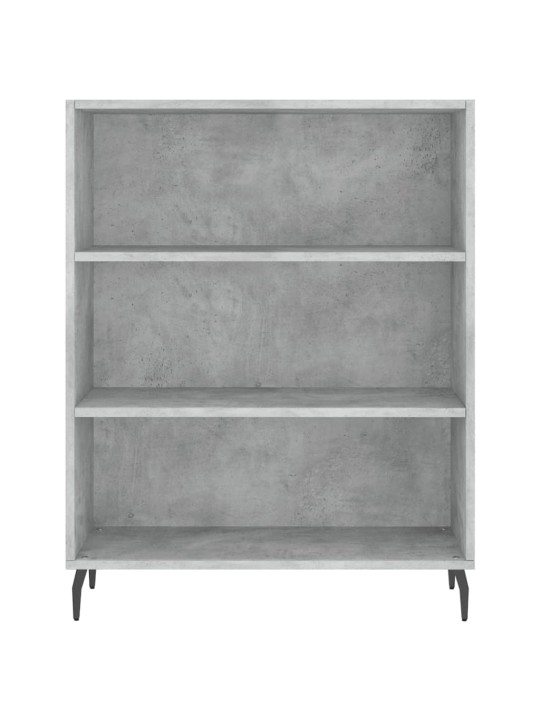 Skříň highboard betonově šedá 69,5x34x180 cm kompozitní dřevo