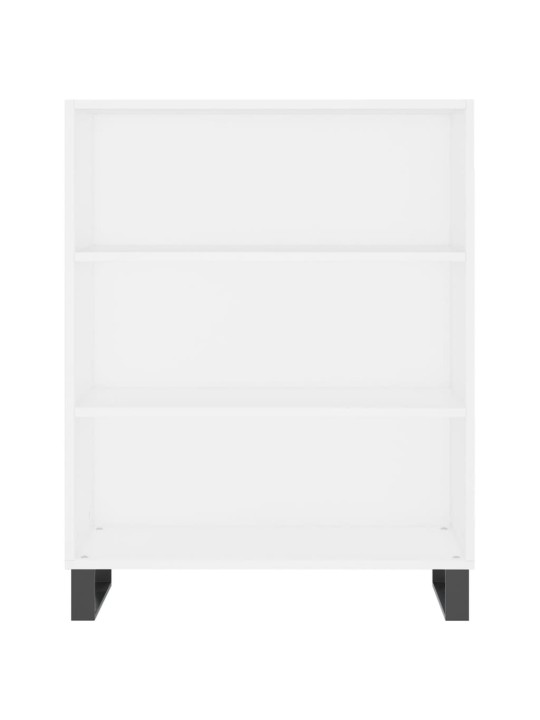 Skříň highboard bílá 69,5 x 34 x 180 cm kompozitní dřevo
