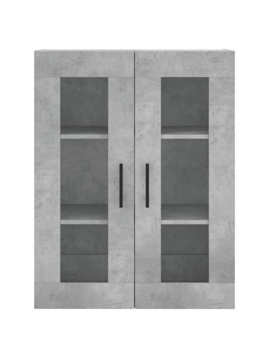 Skříň highboard betonově šedá 69,5x34x180 cm kompozitní dřevo