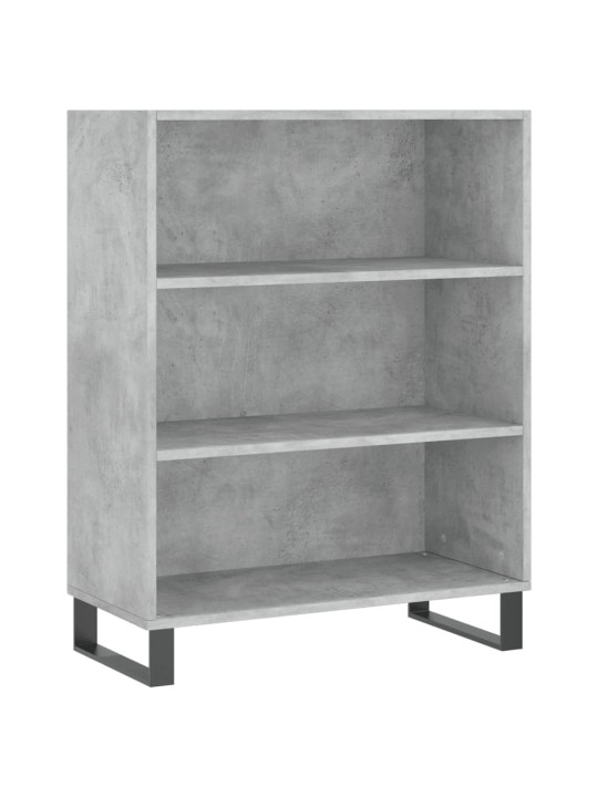 Skříň highboard betonově šedá 69,5x34x180 cm kompozitní dřevo