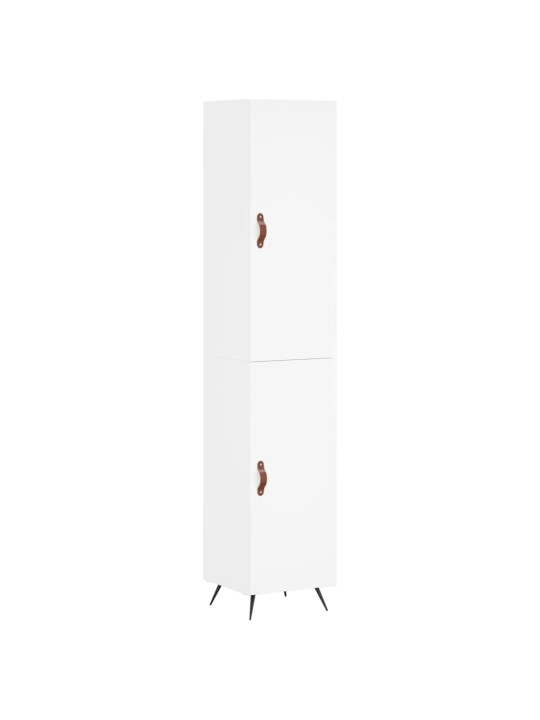 Skříň highboard bílá 34,5 x 34 x 180 cm kompozitní dřevo