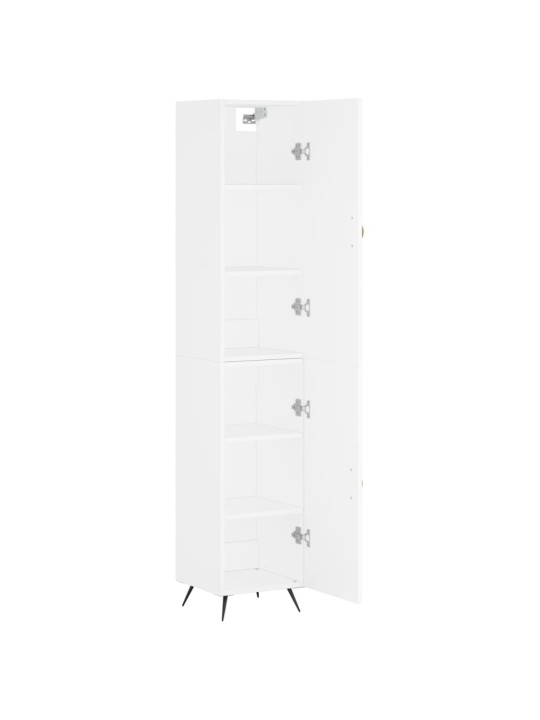 Skříň highboard bílá 34,5 x 34 x 180 cm kompozitní dřevo