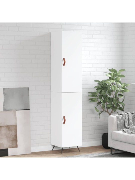 Skříň highboard bílá 34,5 x 34 x 180 cm kompozitní dřevo