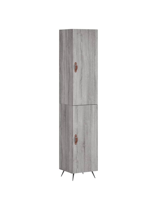 Skříň highboard šedá sonoma 34,5 x 34 x 180 cm kompozitní dřevo
