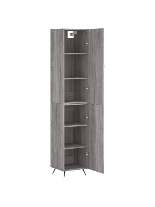 Skříň highboard šedá sonoma 34,5 x 34 x 180 cm kompozitní dřevo