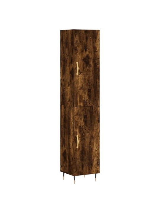 Skříň highboard kouřový dub 34,5 x 34 x 180 cm kompozitní dřevo