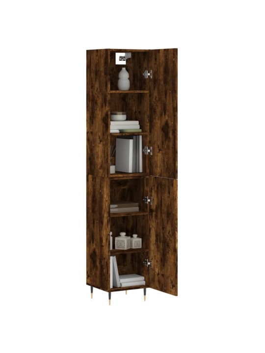 Skříň highboard kouřový dub 34,5 x 34 x 180 cm kompozitní dřevo
