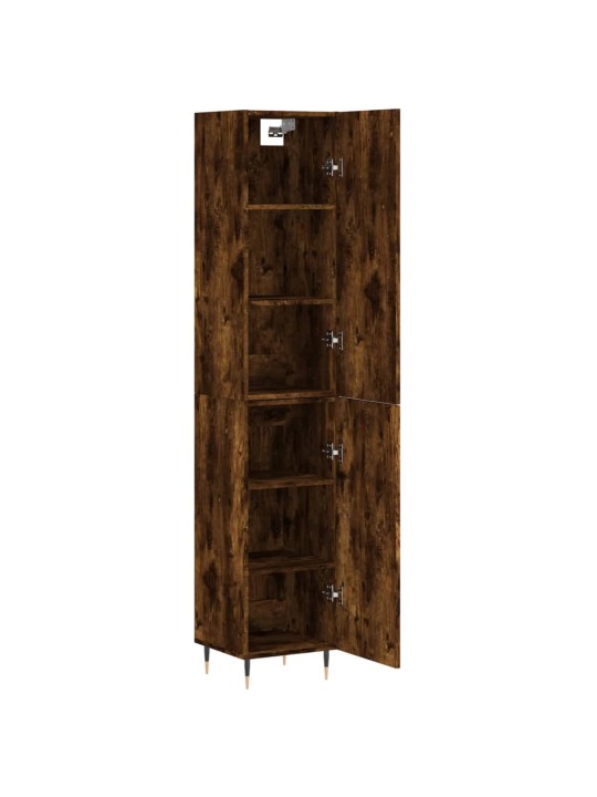 Skříň highboard kouřový dub 34,5 x 34 x 180 cm kompozitní dřevo