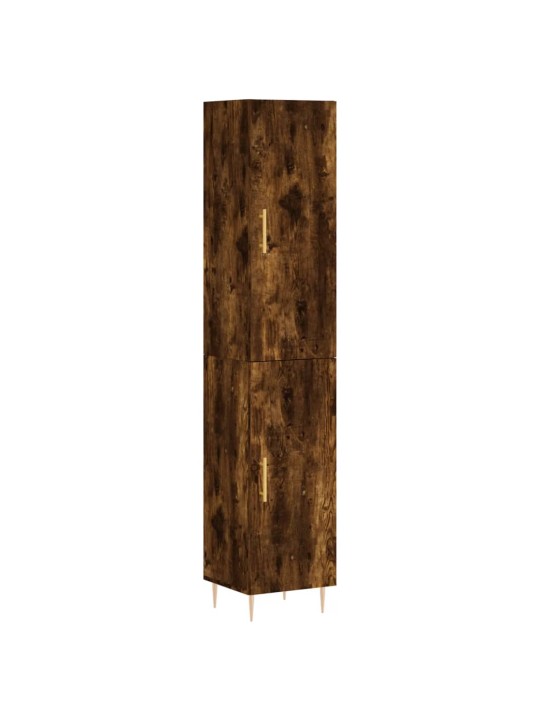 Skříň highboard kouřový dub 34,5 x 34 x 180 cm kompozitní dřevo