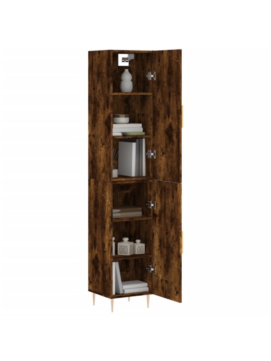 Skříň highboard kouřový dub 34,5 x 34 x 180 cm kompozitní dřevo