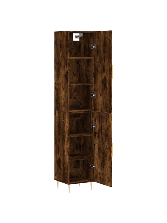 Skříň highboard kouřový dub 34,5 x 34 x 180 cm kompozitní dřevo