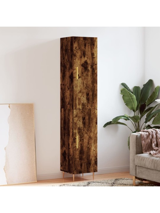 Skříň highboard kouřový dub 34,5 x 34 x 180 cm kompozitní dřevo
