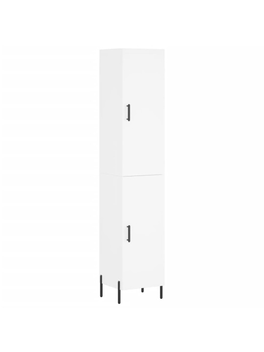 Skříň highboard bílá 34,5 x 34 x 180 cm kompozitní dřevo