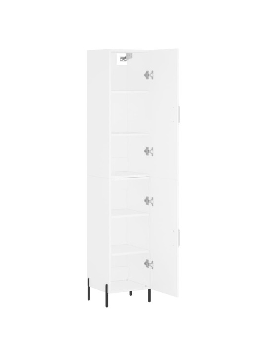 Skříň highboard bílá 34,5 x 34 x 180 cm kompozitní dřevo
