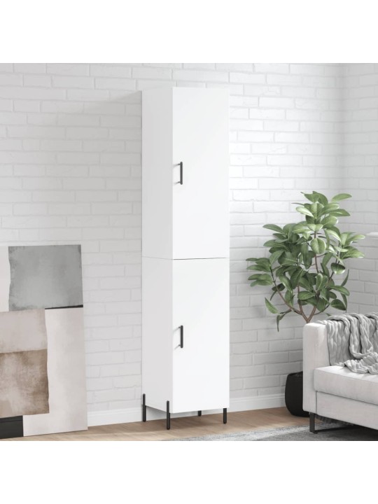 Skříň highboard bílá 34,5 x 34 x 180 cm kompozitní dřevo