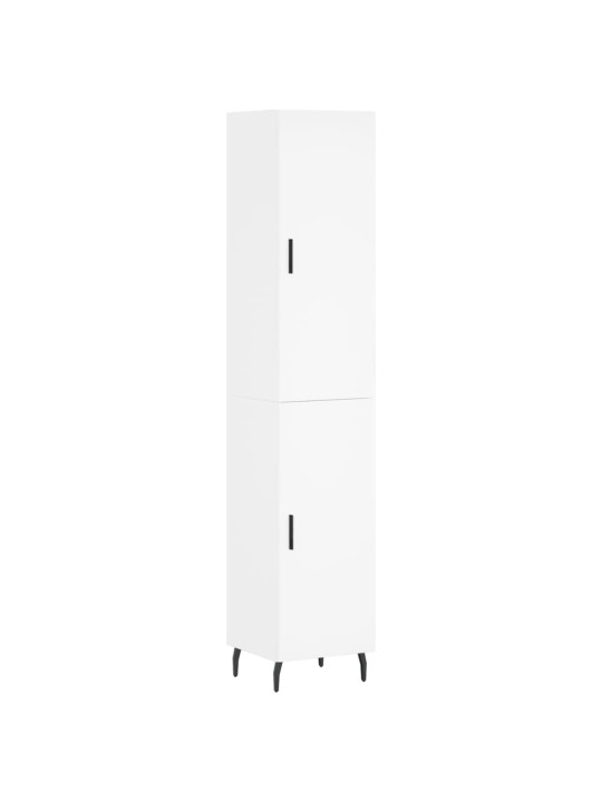 Skříň highboard bílá 34,5 x 34 x 180 cm kompozitní dřevo