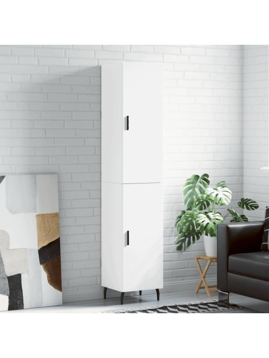 Skříň highboard bílá 34,5 x 34 x 180 cm kompozitní dřevo