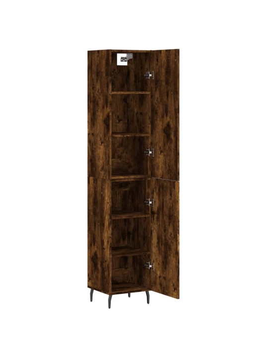 Skříň highboard kouřový dub 34,5 x 34 x 180 cm kompozitní dřevo