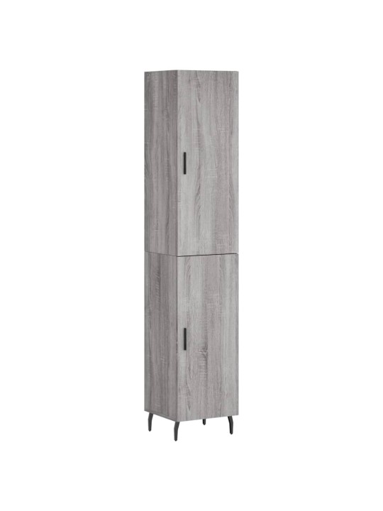 Skříň highboard šedá sonoma 34,5 x 34 x 180 cm kompozitní dřevo