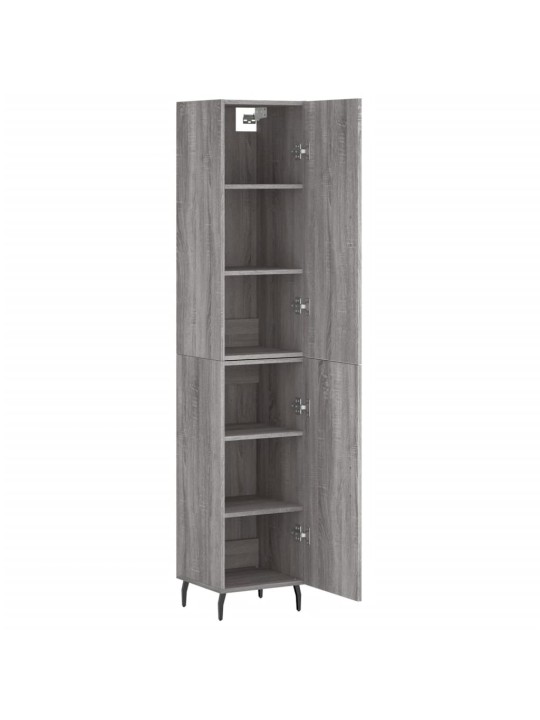 Skříň highboard šedá sonoma 34,5 x 34 x 180 cm kompozitní dřevo