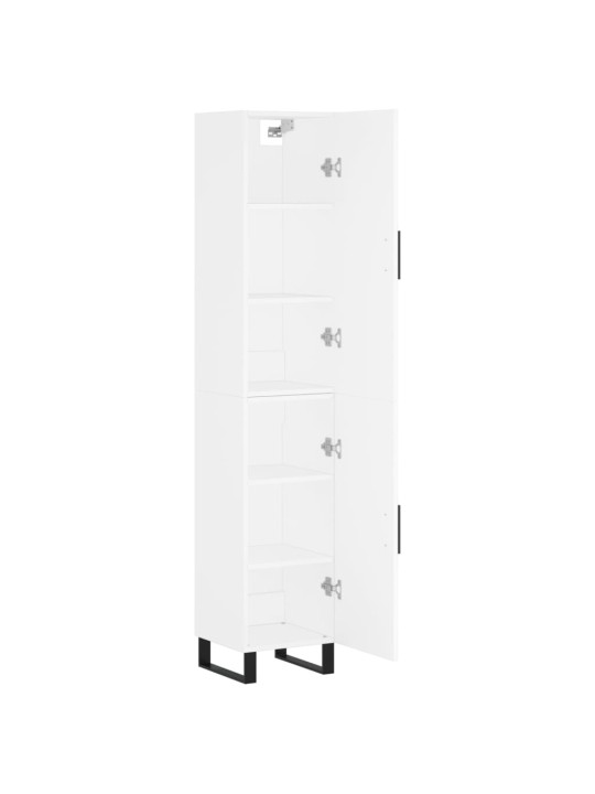 Skříň highboard bílá 34,5 x 34 x 180 cm kompozitní dřevo