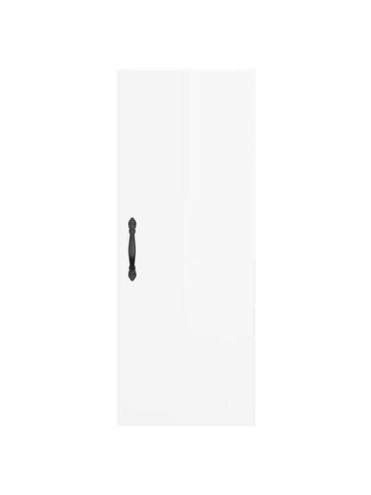 Skříň highboard bílá s vysokým leskem 34,5x34x180 cm kompozit