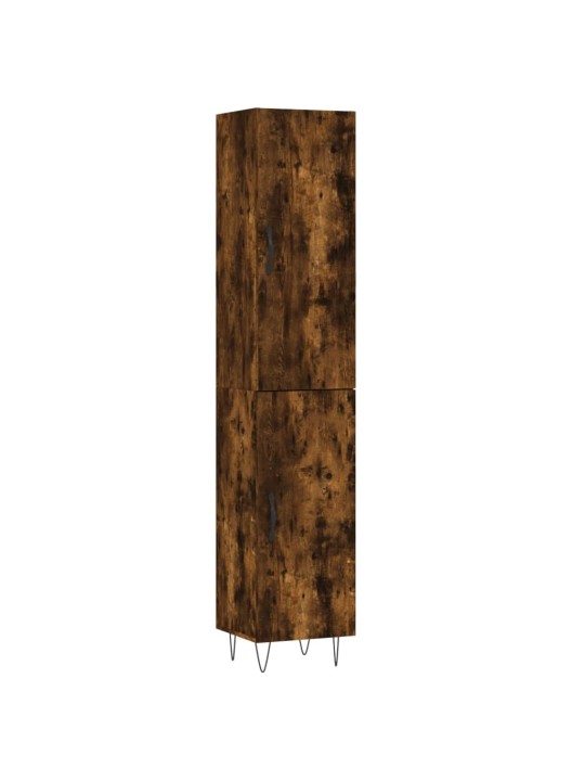 Skříň highboard kouřový dub 34,5 x 34 x 180 cm kompozitní dřevo