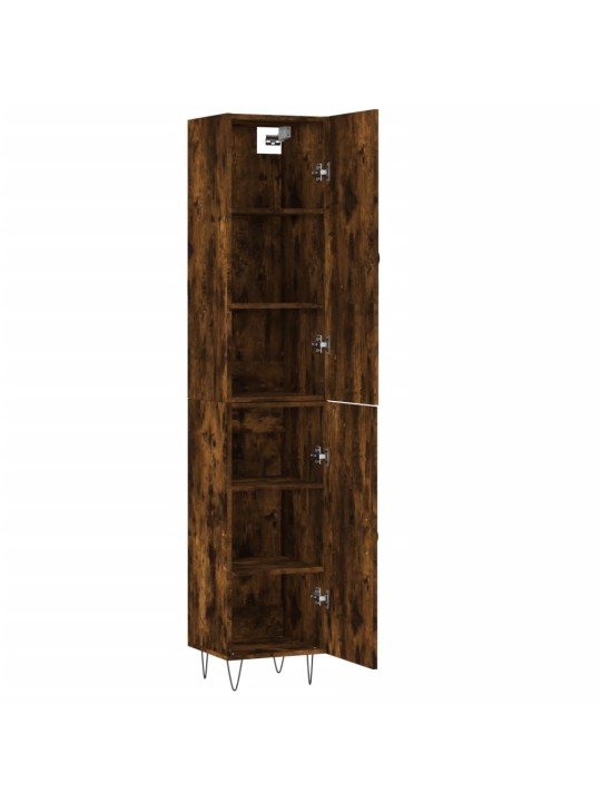 Skříň highboard kouřový dub 34,5 x 34 x 180 cm kompozitní dřevo