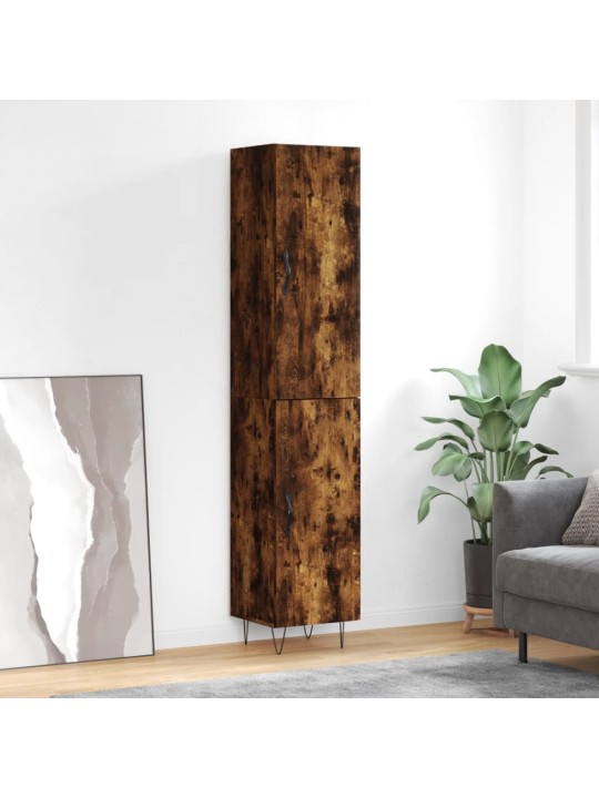 Skříň highboard kouřový dub 34,5 x 34 x 180 cm kompozitní dřevo