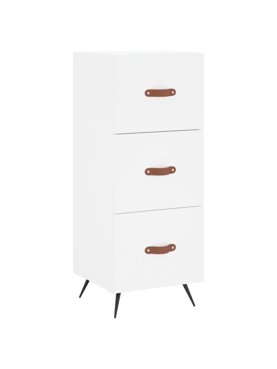 Skříň highboard bílá 34,5 x 34 x 180 cm kompozitní dřevo