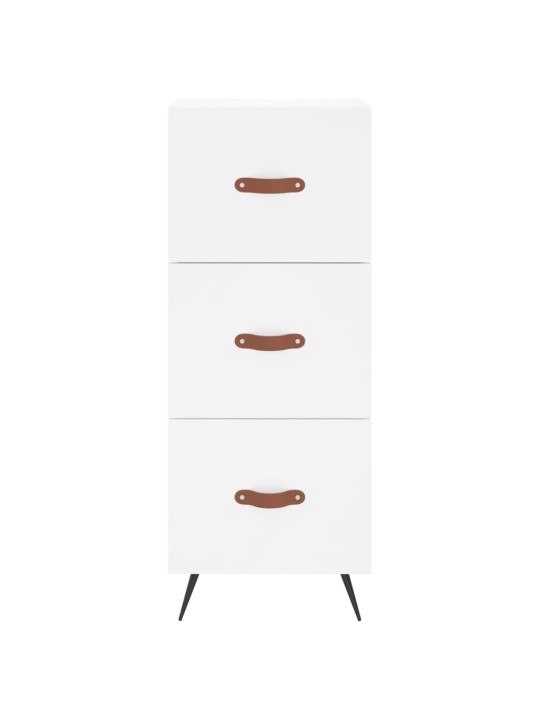 Skříň highboard bílá 34,5 x 34 x 180 cm kompozitní dřevo