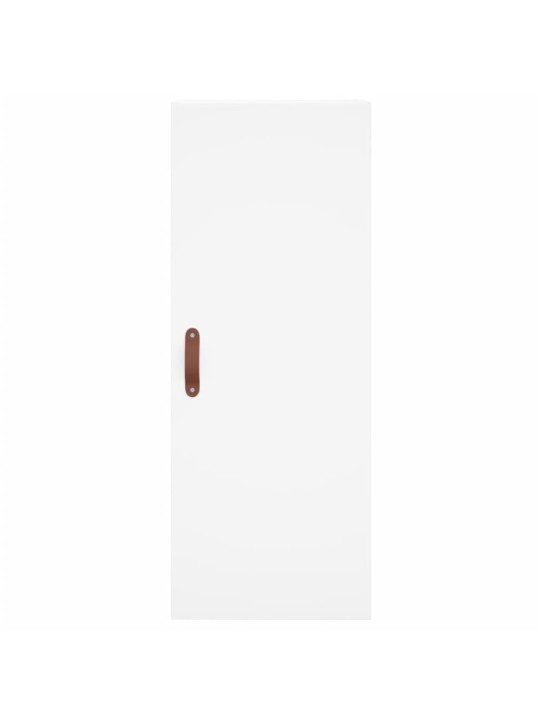 Skříň highboard bílá 34,5 x 34 x 180 cm kompozitní dřevo
