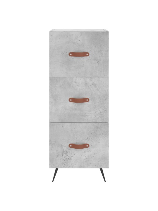 Skříň highboard betonově šedá 34,5x34x180 cm kompozitní dřevo