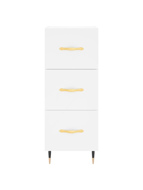 Skříň highboard bílá 34,5 x 34 x 180 cm kompozitní dřevo