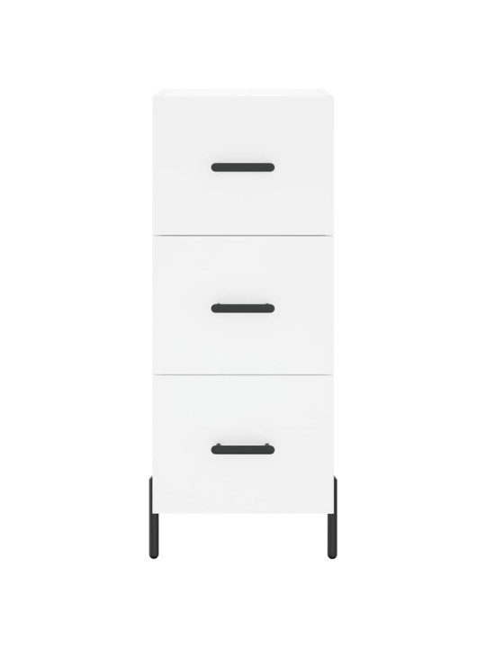 Skříň highboard bílá 34,5 x 34 x 180 cm kompozitní dřevo