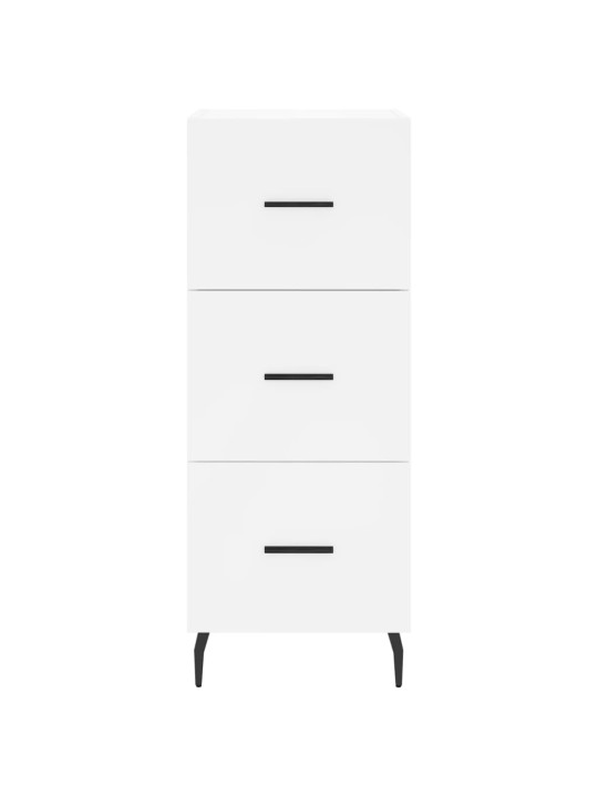 Skříň highboard bílá 34,5 x 34 x 180 cm kompozitní dřevo