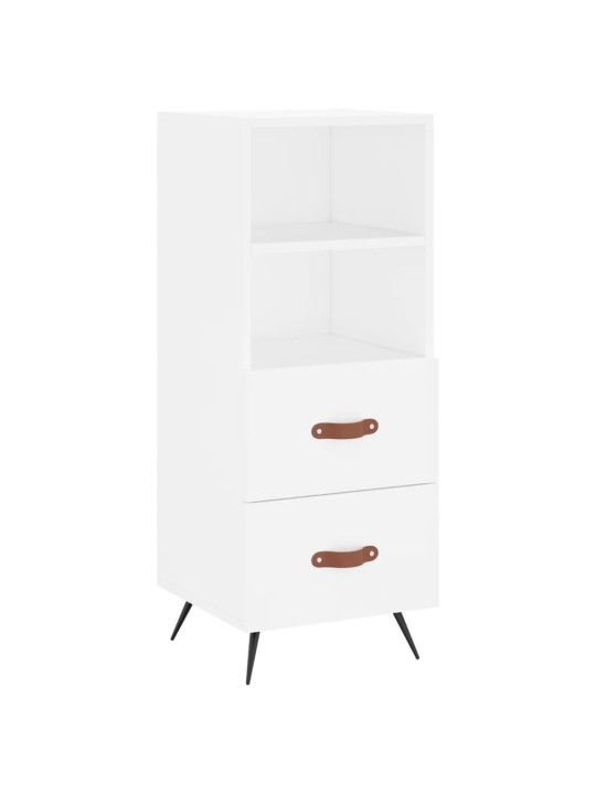 Skříň highboard bílá 34,5 x 34 x 180 cm kompozitní dřevo